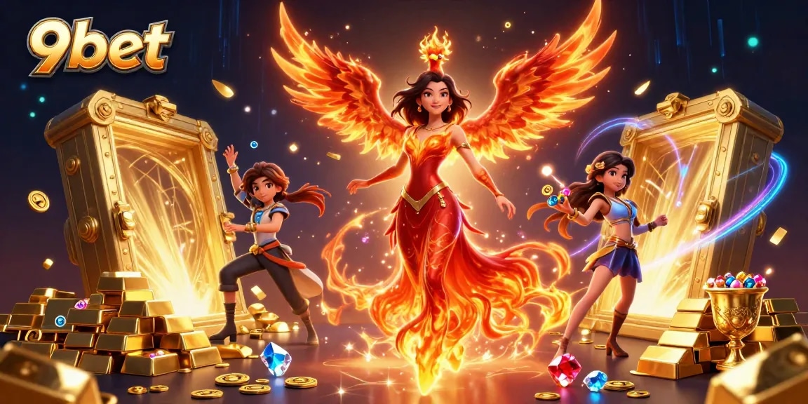 Experience the thrilling games at 9bet with jackpot spins and vibrant casino elements.