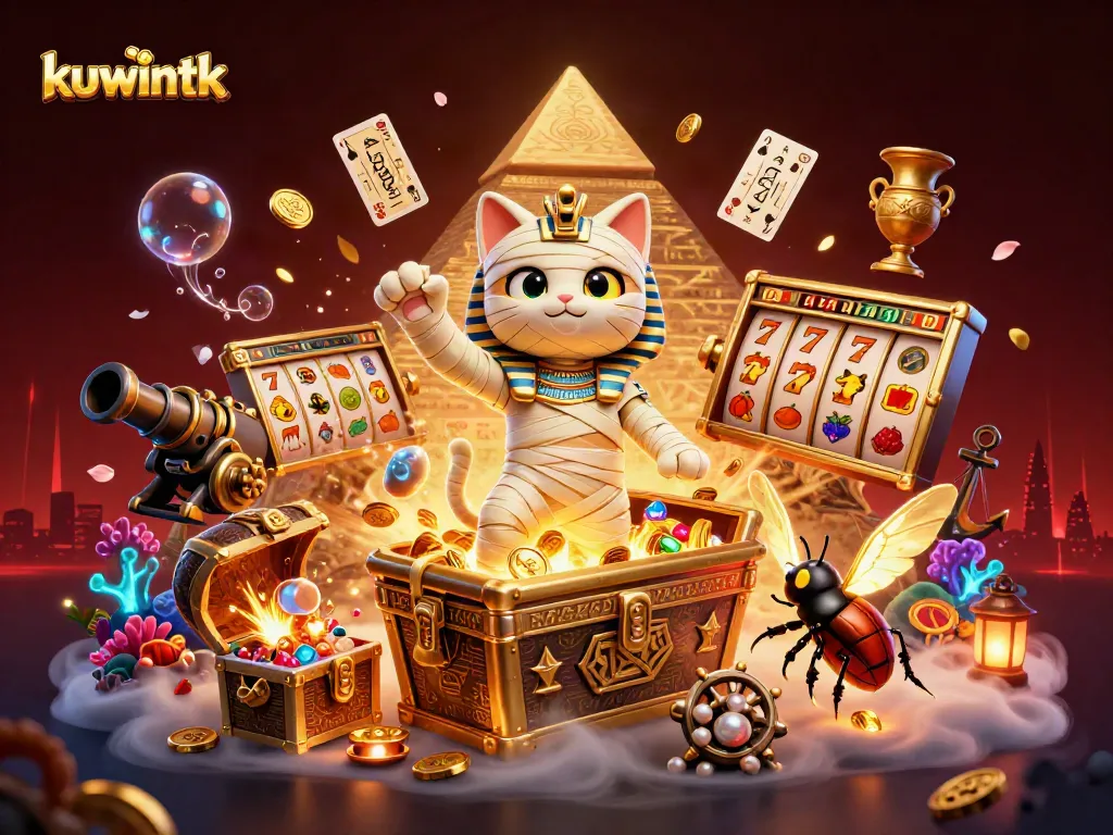 Experience thrilling jackpots with kuwinTk at this vibrant casino scene!