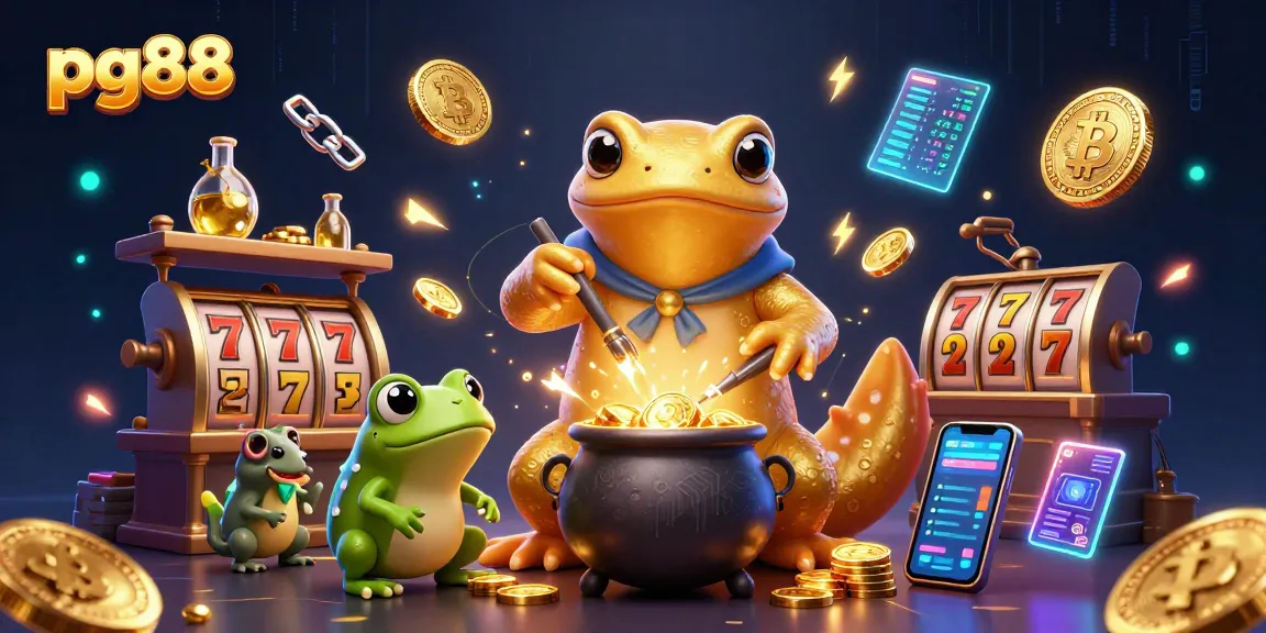 Join pg88's gaming adventure with a golden salamander alchemist in a rich casino scene.