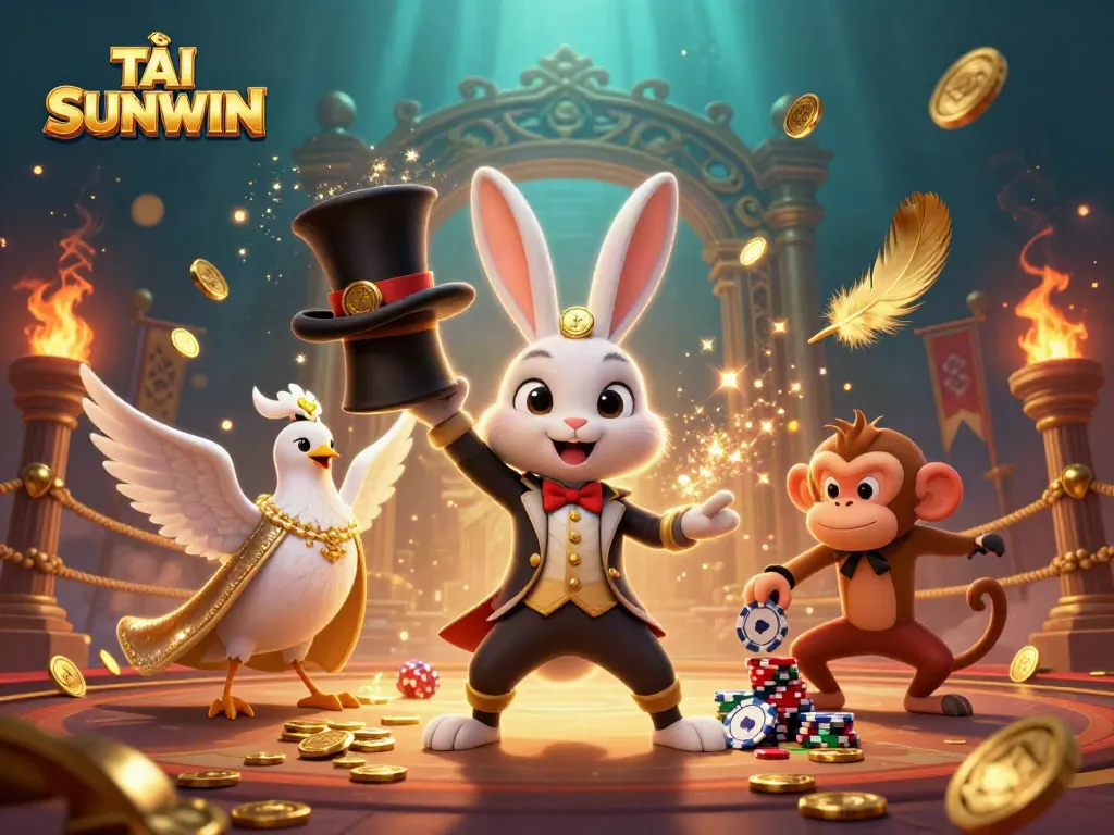TẢI SUNWIN - Experience slots and jackpots with exciting gaming features in a colorful casino world.