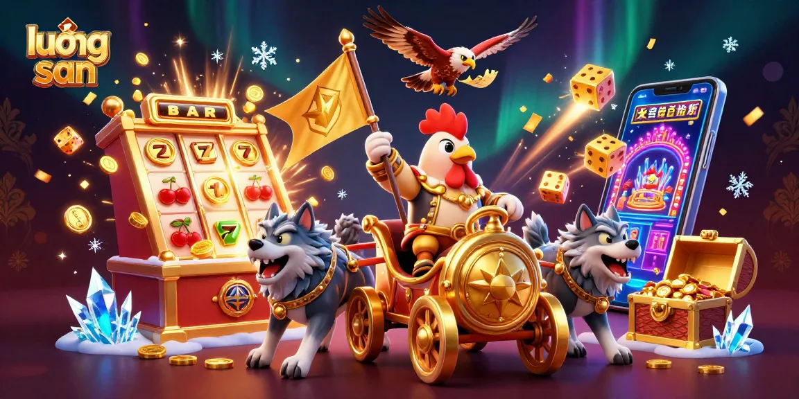 Experience dynamic gaming excitement with lương sơn tv featuring a rooster warlord and slot machine riches.