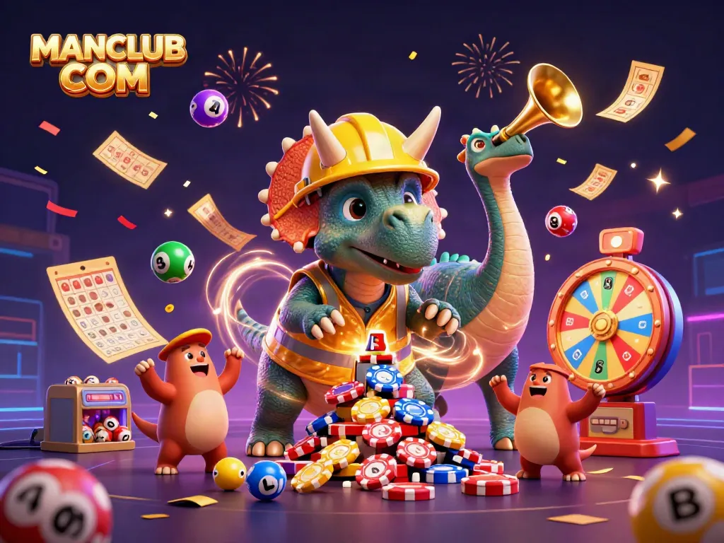 Engage in games at MANCLUB COM with vibrant celebrations of luck, excitement, and casino fun!