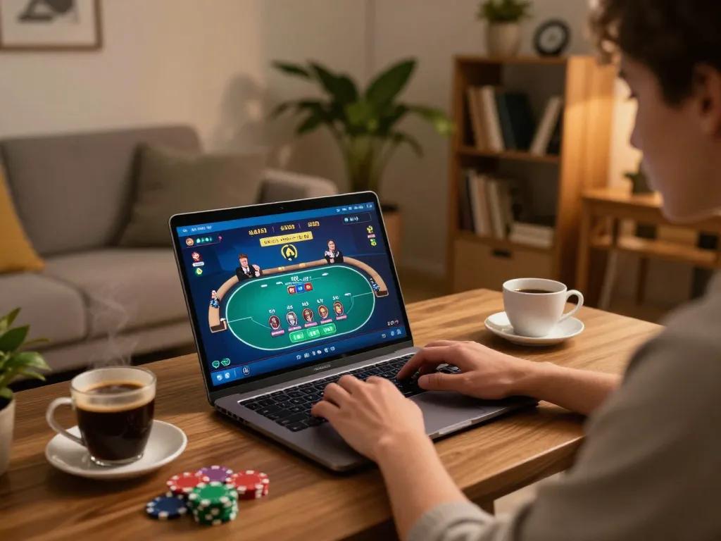 Engage with code tân thủ kjc while enjoying a cozy online poker game experience at home