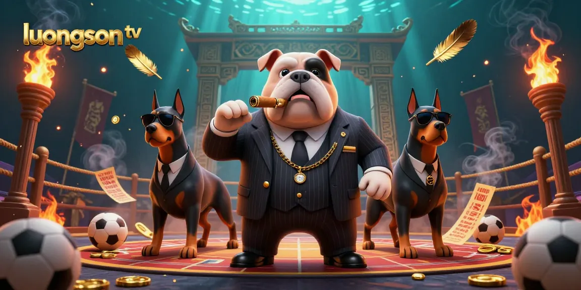 Experience thrilling betting with luongson tv featuring a bulldog mafia boss and dynamic gambling elements.