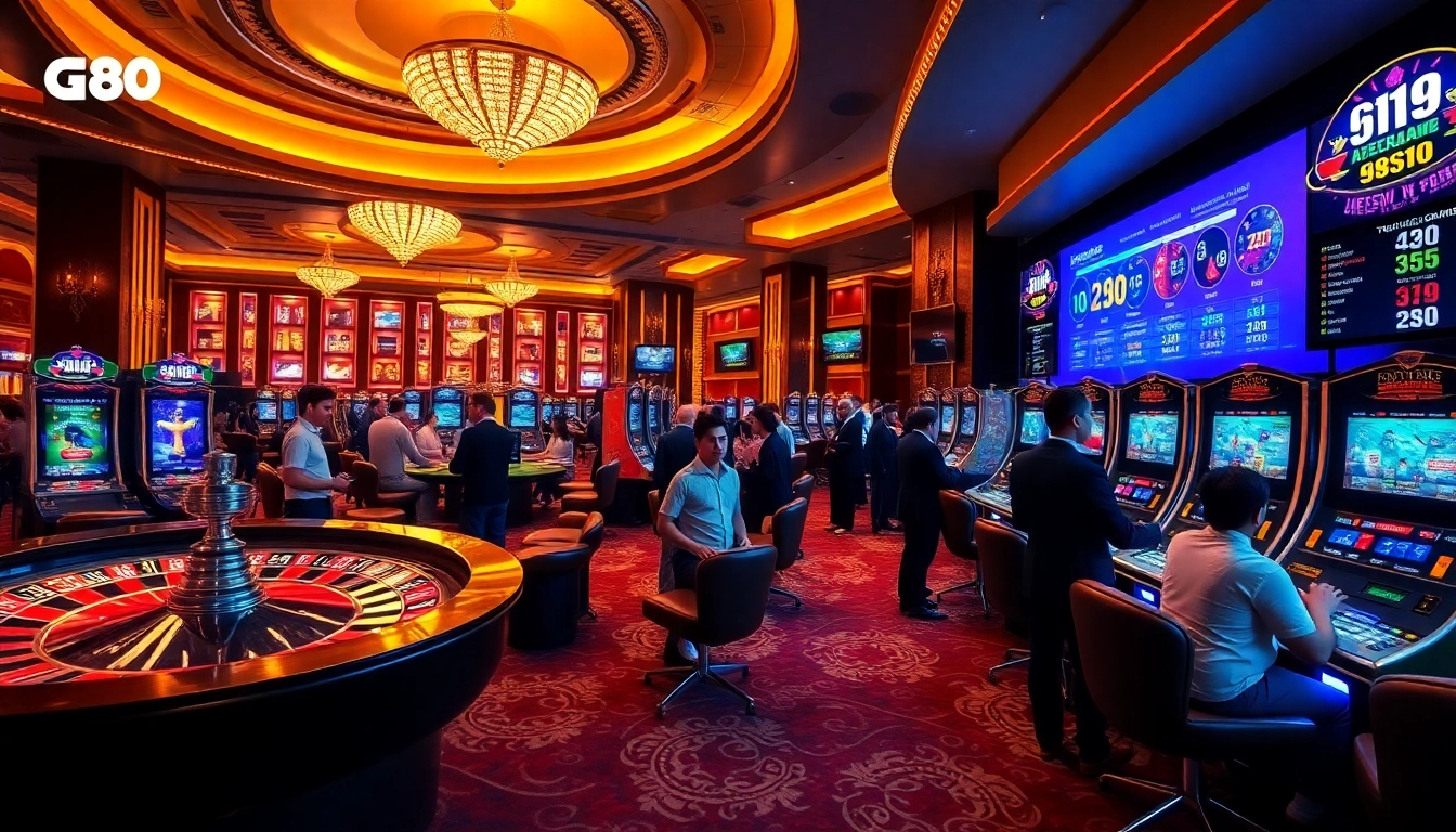 Experience high-stakes excitement at gg88 casino with engaging games and vibrant atmosphere.